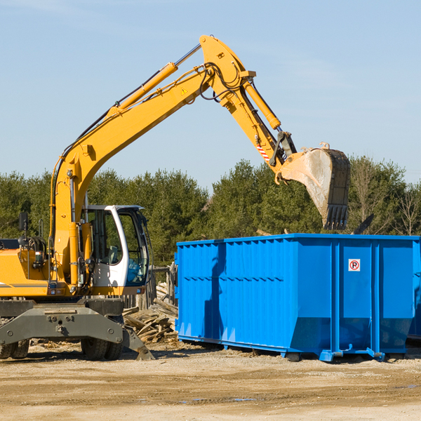 how many times can i have a residential dumpster rental emptied in Covelo CA